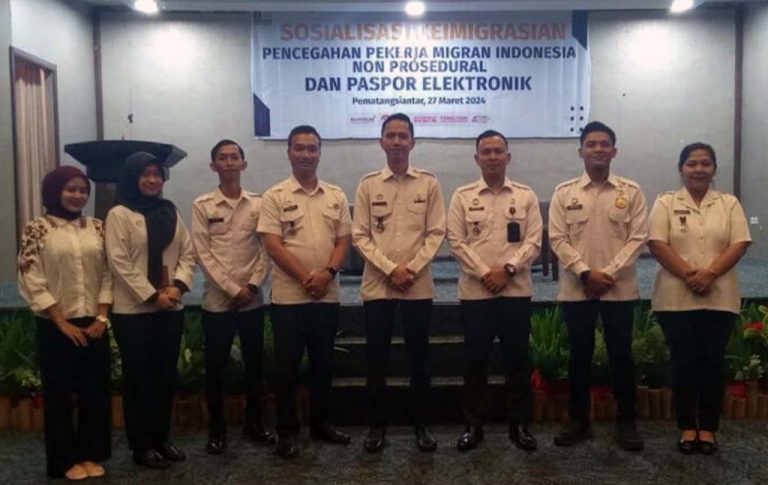 Kantor Imigrasi Kelas IIA TPI Kota Pematangsiantar Gelar Sosialisasi Pencegahan Pekerja Migran Indonesia