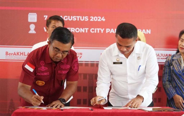 Ditandai Penandatanganan MoU, KanWil Kementerian Hukum dan HAM Sumut Selenggarakan Pameran Pelayanan Publik
